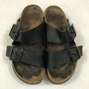 Birkenstock Arizona Sandals Two Black Straps